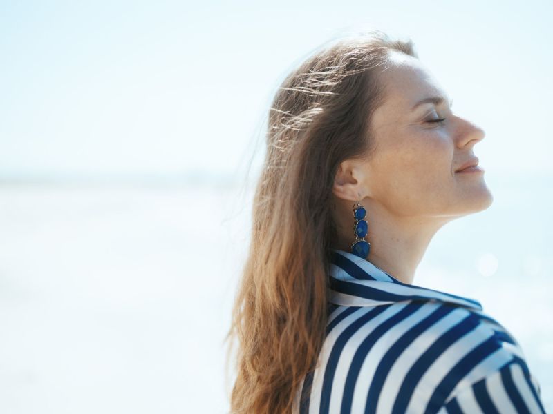 Frau Mindfulness Achtsamkeit Digital Detox Freiheit
