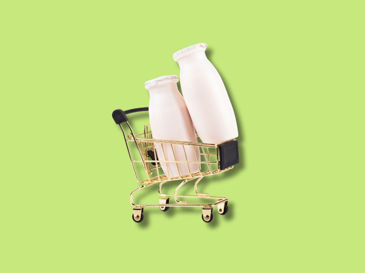 Actimel-Flasche