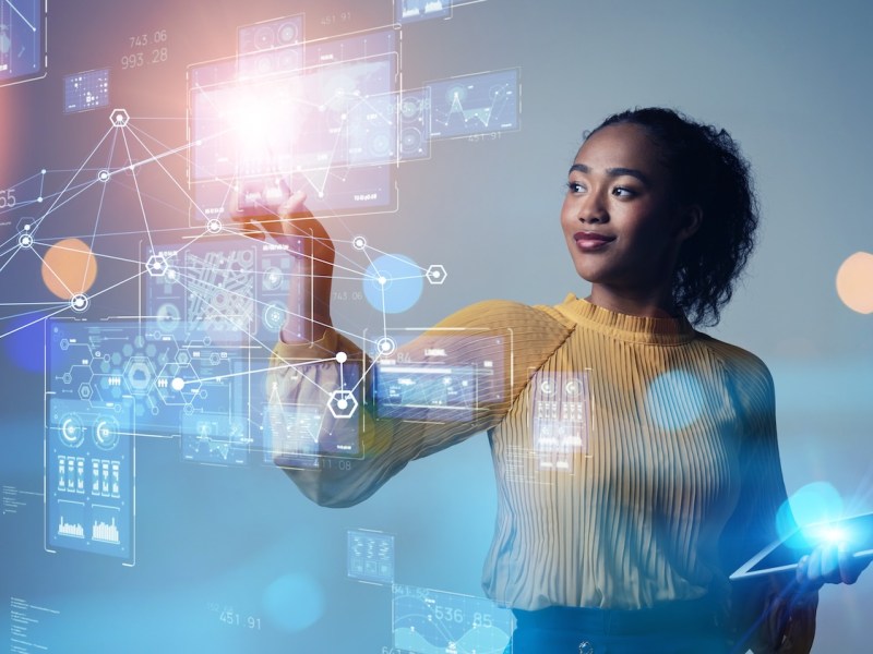 Konzept der digitalen Transformation.