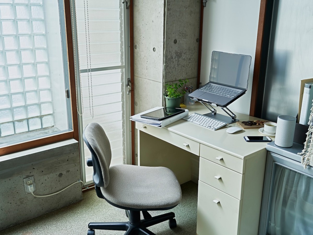 Ein Arbeitsplatz im Homeoffice.