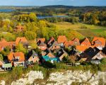 Häuser der Stadt Bad Segeberg in der Natur