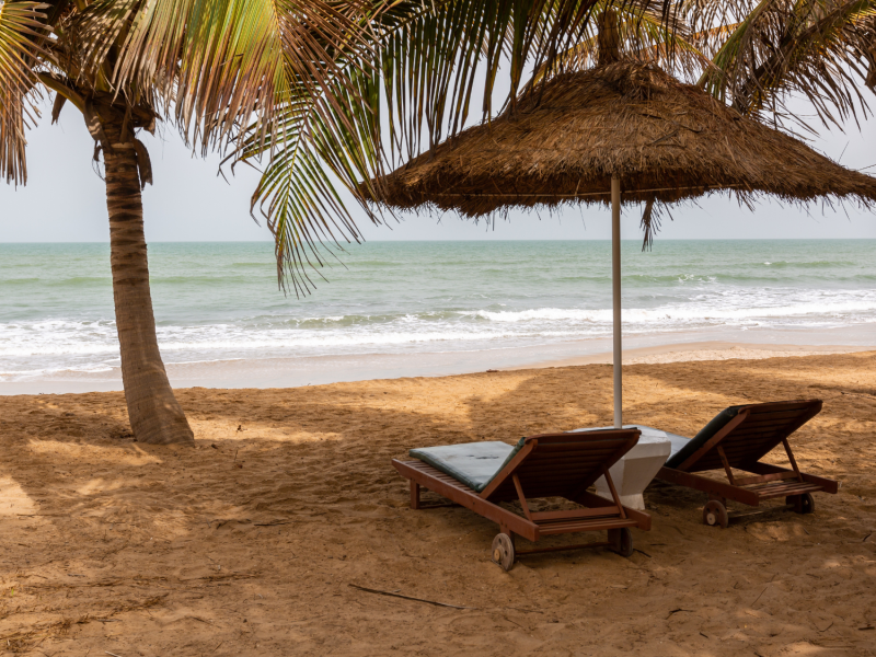 Strand in Gambia
