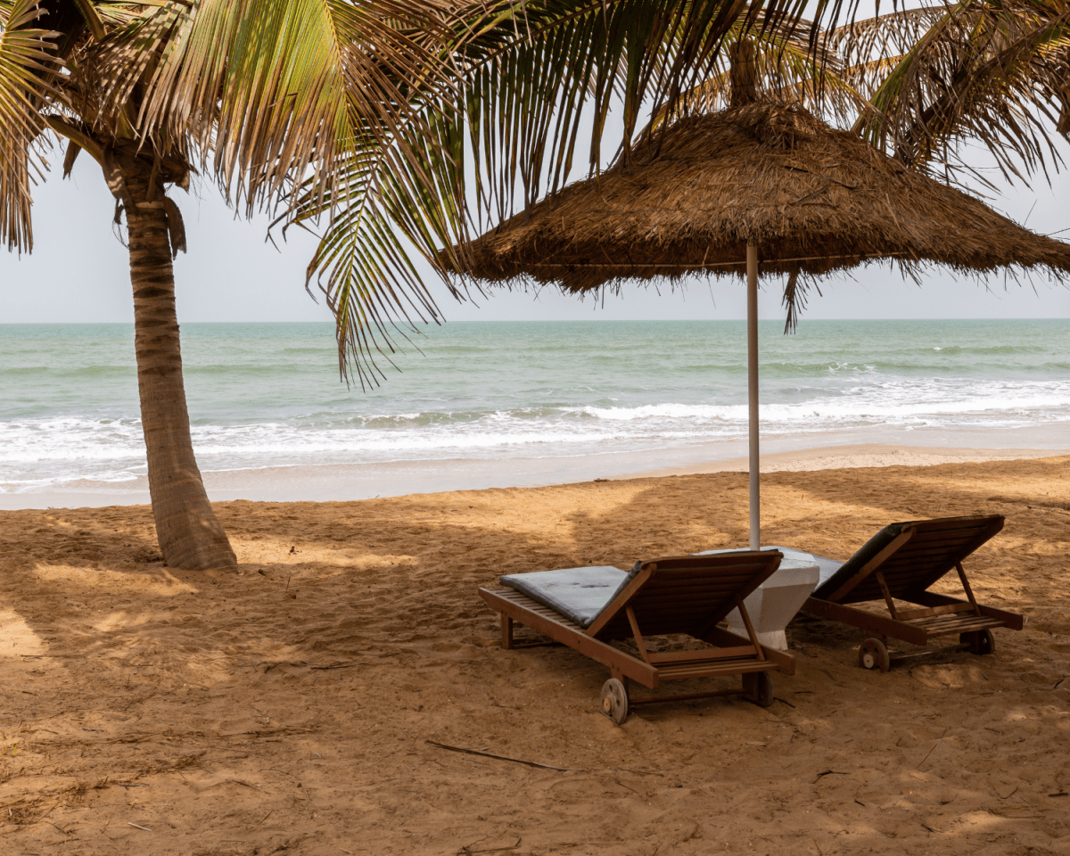 Strand in Gambia