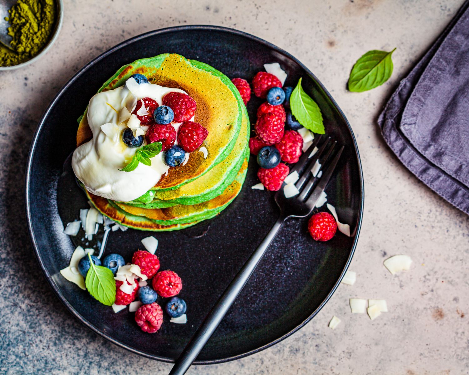 Vegane-Matcha-Pancakes-Dieses-easy-TikTok-Rezept-vers-t-dir-jeden-Morgen