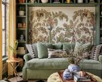 Wohnzimmer in Celadon