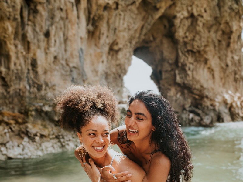 Frauen am Strand