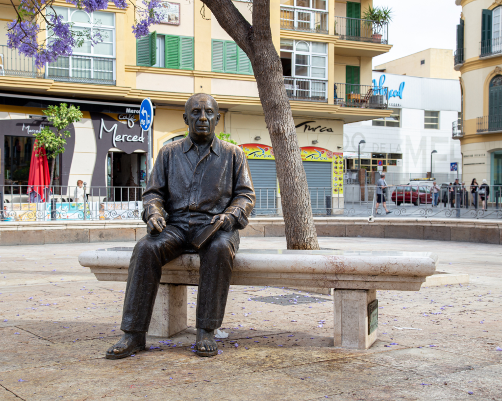 Statue von Picasso